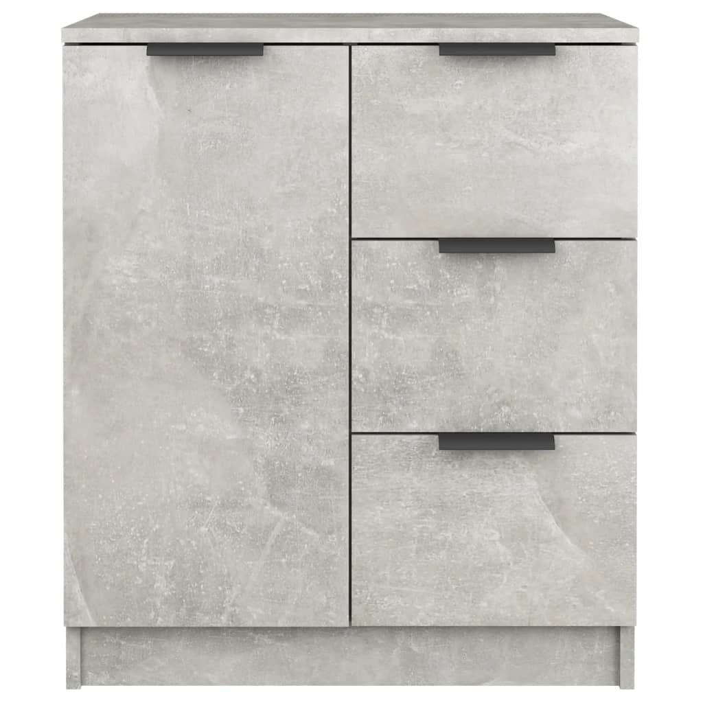 vidaXL Συρταριέρα Γκρι Σκυροδέματος 60x30x70 εκ. Επεξεργασμένο Ξύλο