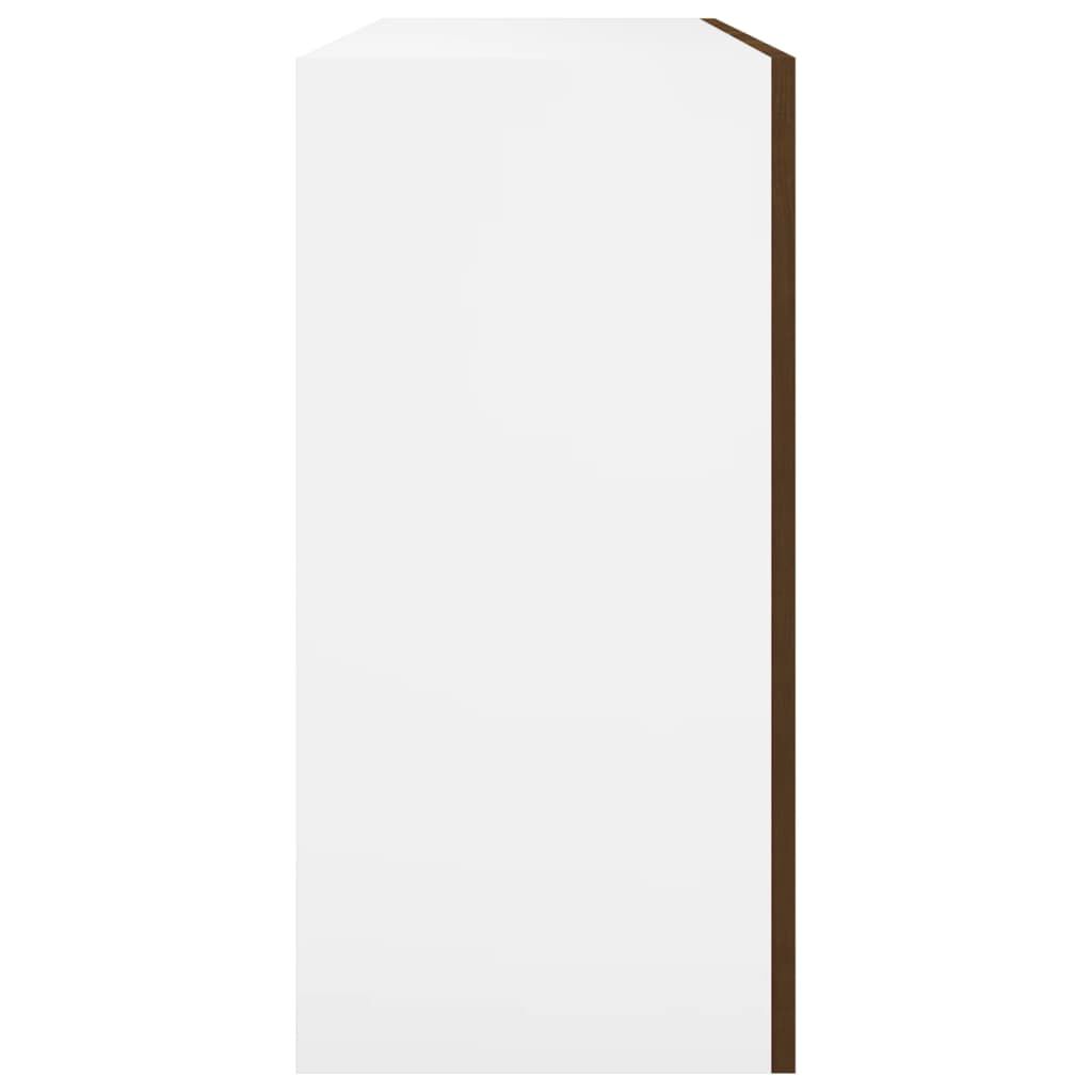 vidaXL Ντουλάπι Κρεμαστό Lyon Καφέ Δρυς 80x31x60εκ. Επεξεργασμένο Ξύλο