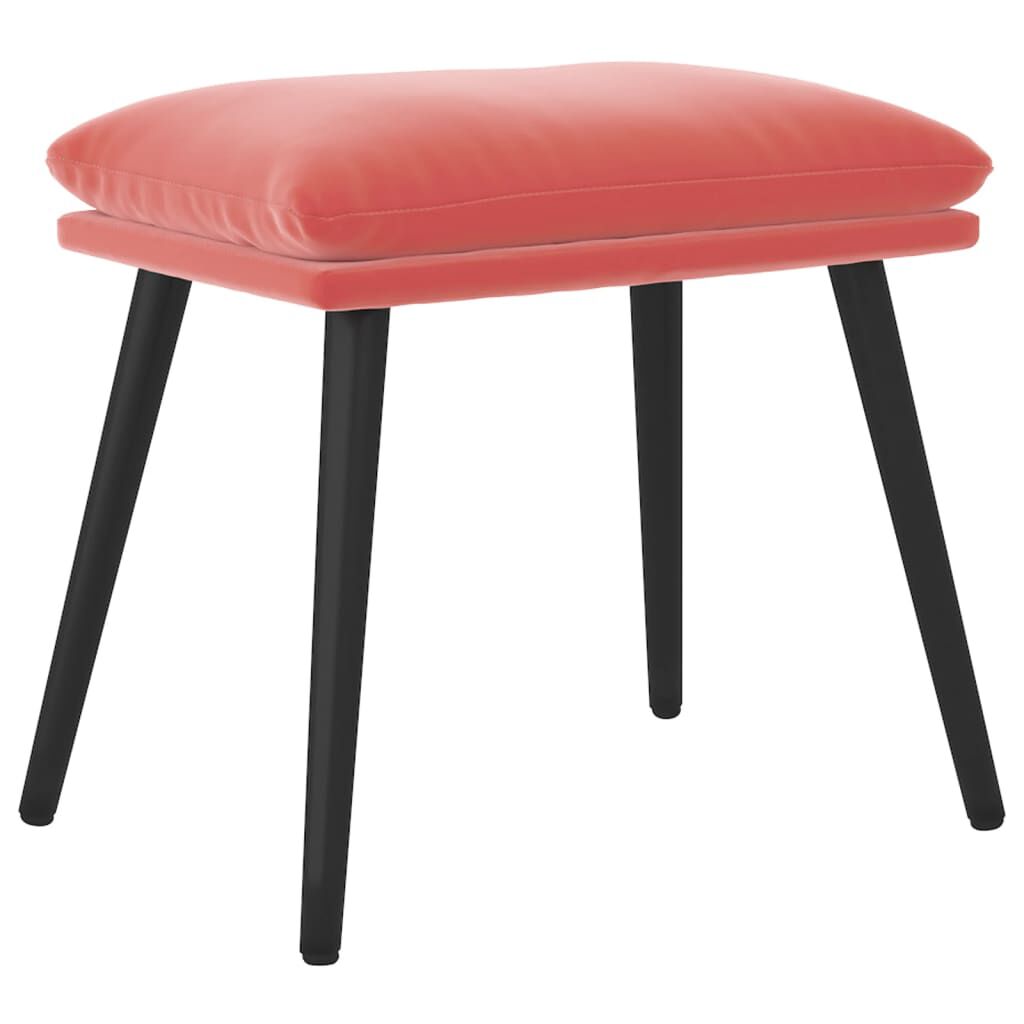vidaXL Υποπόδιο Ροζ 45x29,5x35 εκ. Βελούδινο
