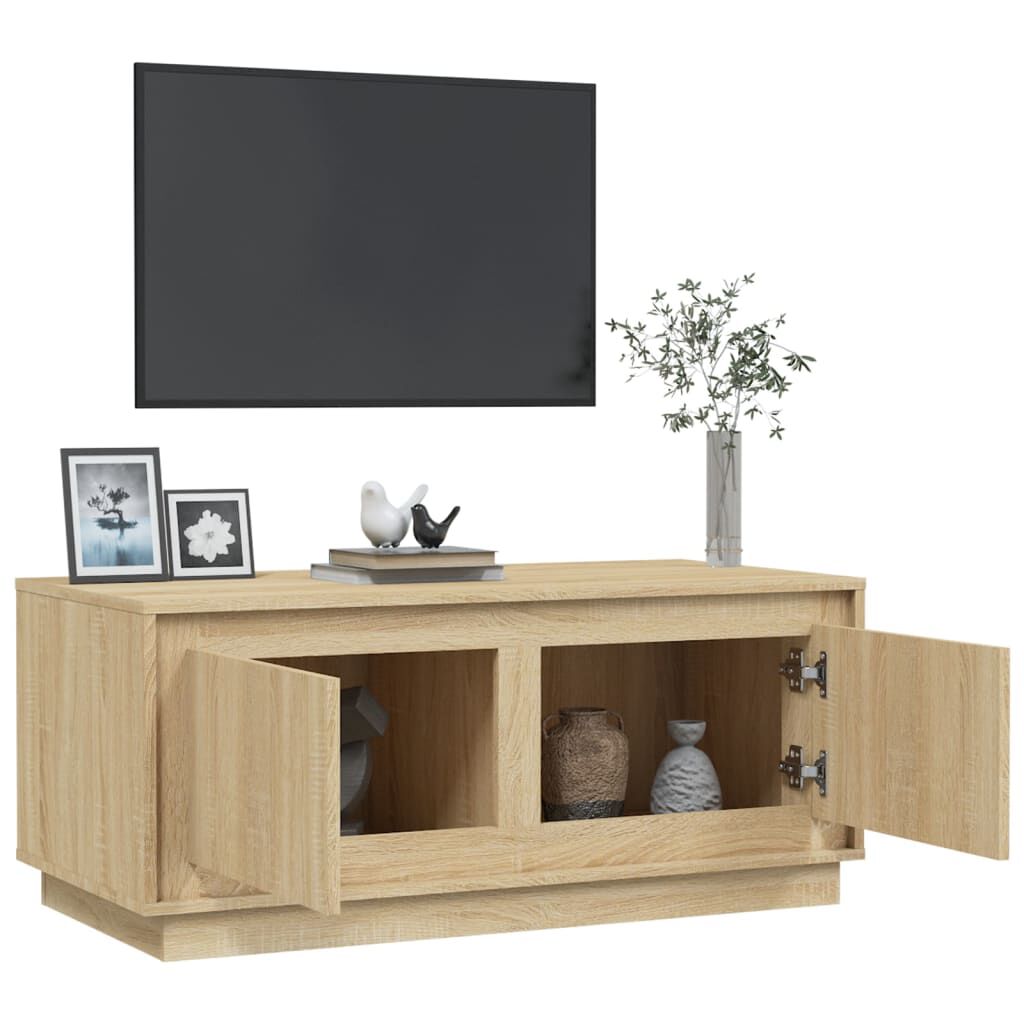 vidaXL Τραπεζάκι Σαλονιού Sonoma Δρυς 102x50x44 εκ. Επεξεργασμένο Ξύλο