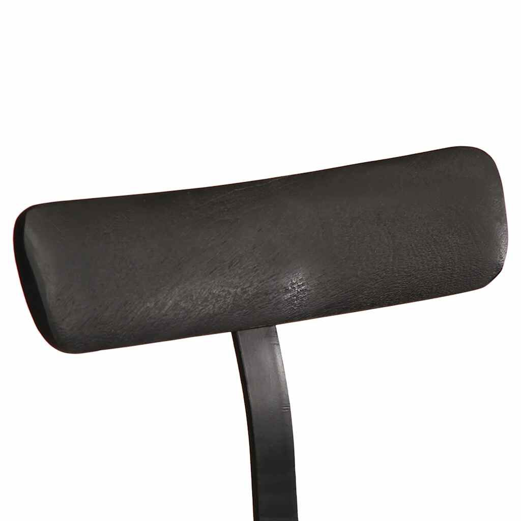 vidaXL Bar Stools 2 τεμάχια Μαύρο 49x43x103 cm Στερεό ξύλο Mango