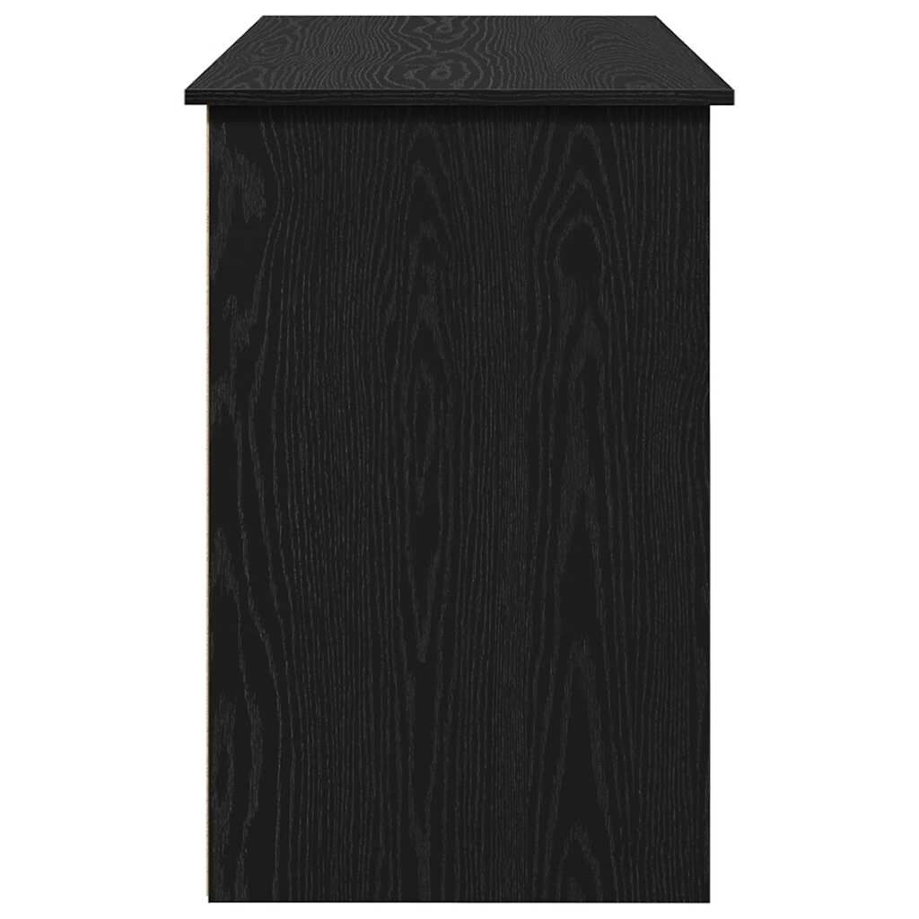 vidaXL Γραφείο Μαύρο 102x50x75 εκ. από Επεξεργασμένο Ξύλο