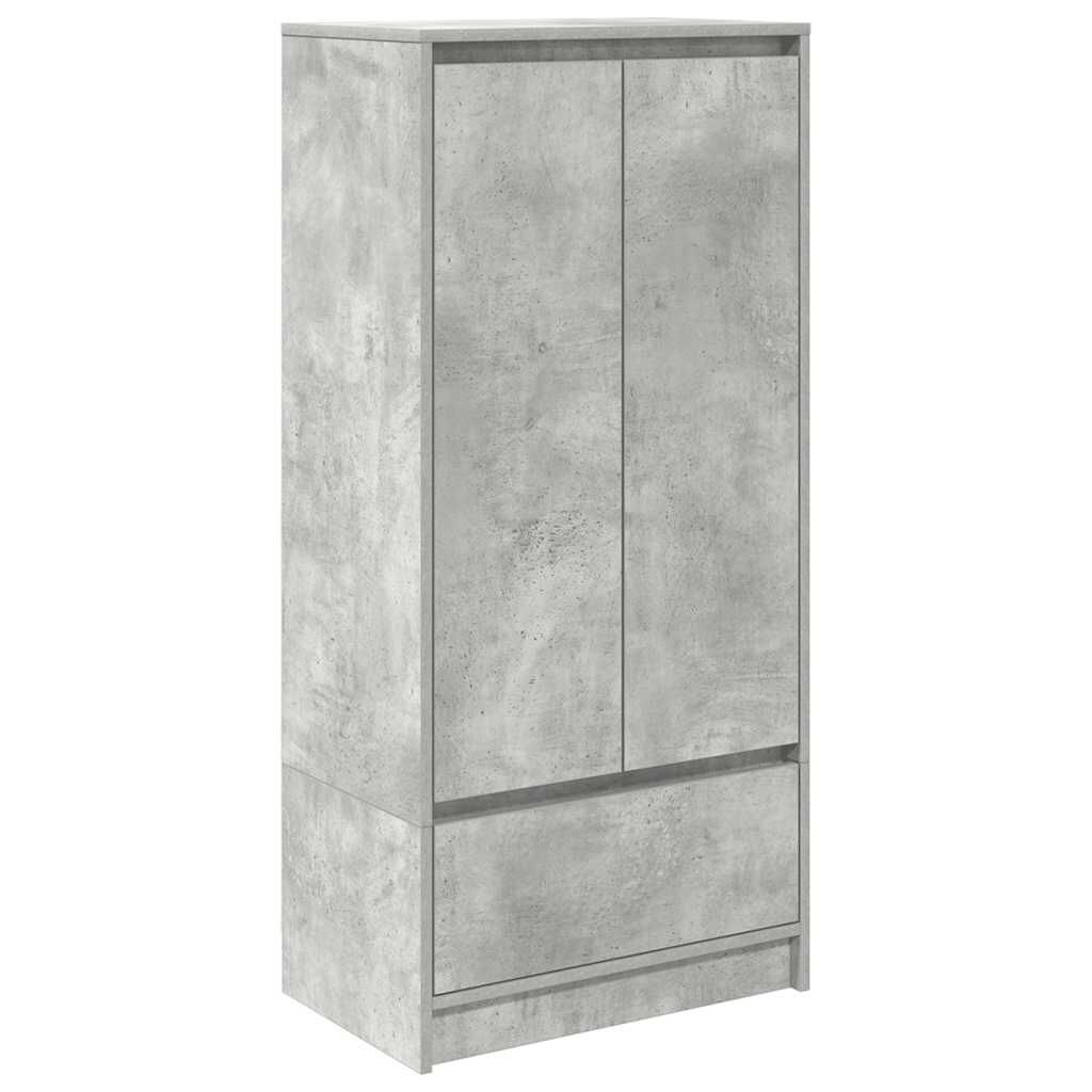 vidaXL Ντουλάπι με συρτάρι 55,5x34x119,5 εκ. Ξύλινο μηχανουργικό ξύλο