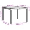 vidaXL Σέτ φαγητού για κήπο 3 pcs Λευκό Rattan Polt