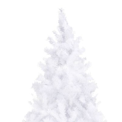 vidaXL Χριστ. Δέντρο Προφωτισμένο LEDs Τεχνητό Μπάλες Λευκό 300εκ