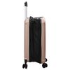 vidaXL Βαλίτσα με κλειδαριά ροζ χρυσό 34 x 23 x 55.5 εκ. ΑΒΣ Πλαστικό