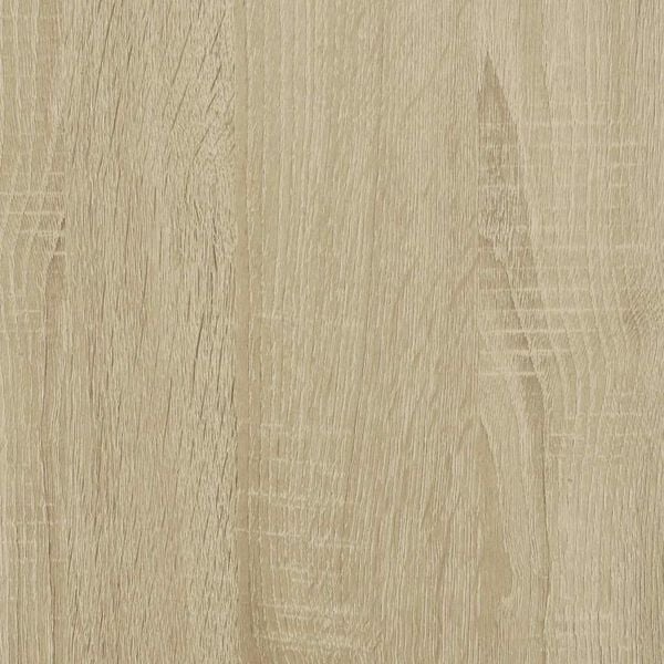 vidaXL Τραπεζάκι Σαλονιού Sonoma Δρυς 100x50x40 εκ. Επ. Ξύλο & Μέταλλο