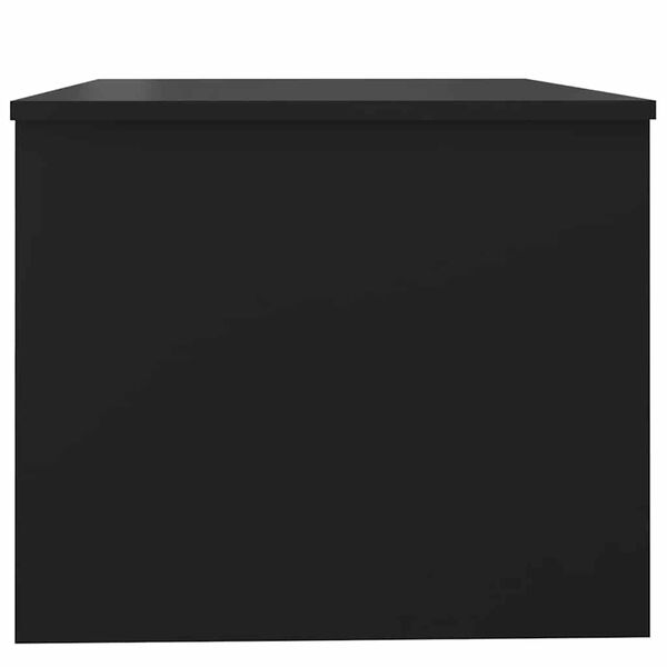 vidaXL Τραπεζάκι Σαλονιού Μαύρο 80x50x42,5εκ. Επεξεργασμένο Ξύλο
