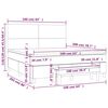 vidaXL &Kappa;&rho;&epsilon;&beta;ά&tau;&iota; Boxspring &mu;&epsilon; &Sigma;&tau;&rho;ώ&mu;&alpha; &Sigma;&kappa;&omicron;ύ&rho;&omicron; &Pi;&rho;ά&sigma;&iota;&nu;&omicron; 160x200&epsilon;&kappa;. &Beta;&epsilon;&lambda;&omicron;ύ&delta;&iota;&nu;&omicron;
