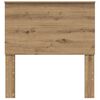 vidaXL Κεφαλάρι με κεφαλάρι Artisan Oak 75 cm Επεξεργασμένο ξύλο