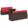 vidaXL &Sigma;&epsilon;&tau; &Kappa;&alpha;&nu;&alpha;&pi;έ &Kappa;ή&pi;&omicron;&upsilon; &mu;&epsilon; &mu;&alpha;&xi;&iota;&lambda;ά&rho;&iota; 7 pcs &Kappa;&alpha;&phi;έ &Pi;&omicron;&lambda;&upsilon; &rho;ά&tau;&alpha;&nu;
