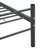 vidaXL Πλαίσιο Κρεβατιού Γκρι 90 x 200 εκ. Μεταλλικό