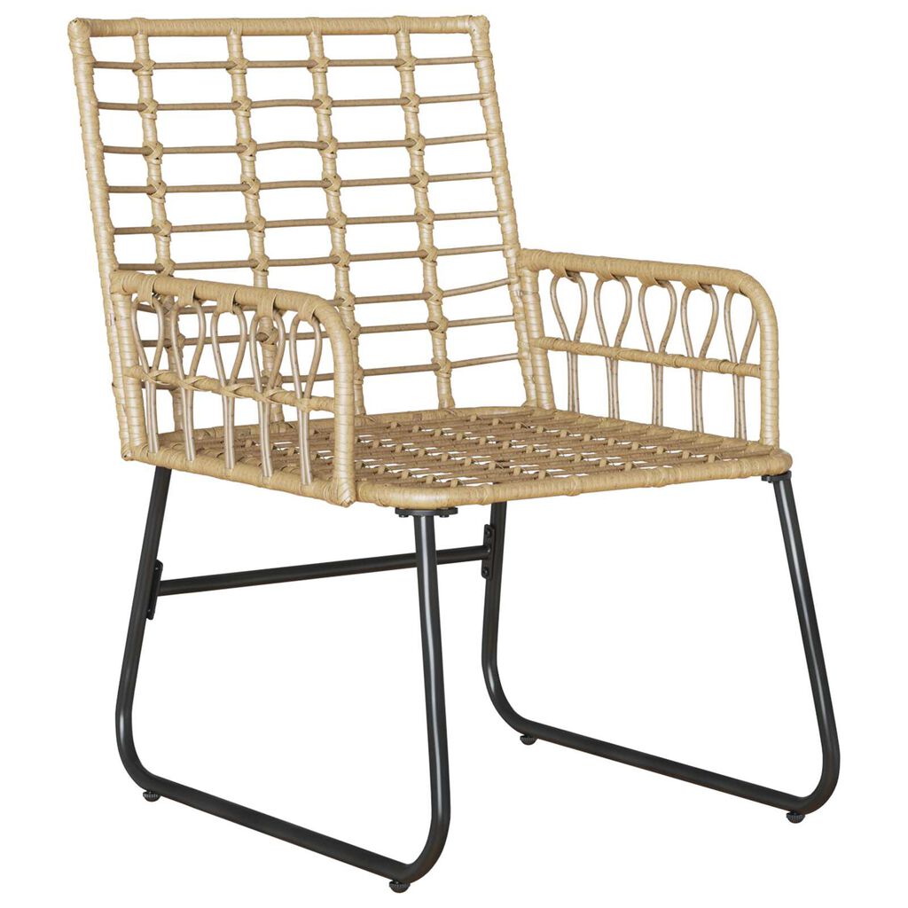 vidaXL Σέτ φαγητού για κήπο 3 pcs Μαύρο, Ανθρακί 35 x 35 x 45 εκ