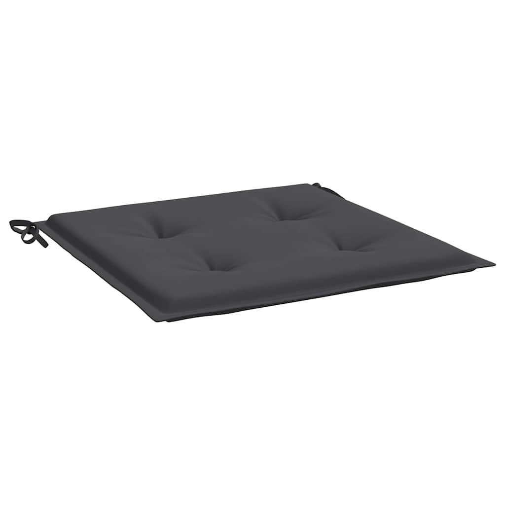 vidaXL Μαξιλάρια Καρέκλας Κήπου 6τεμ Ανθρακί 50x50x4 εκ. Oxford Ύφασμα