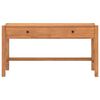vidaXL Γραφείο με 2 Συρτάρια 140 x 40 x 75 εκ. Ξύλο Teak