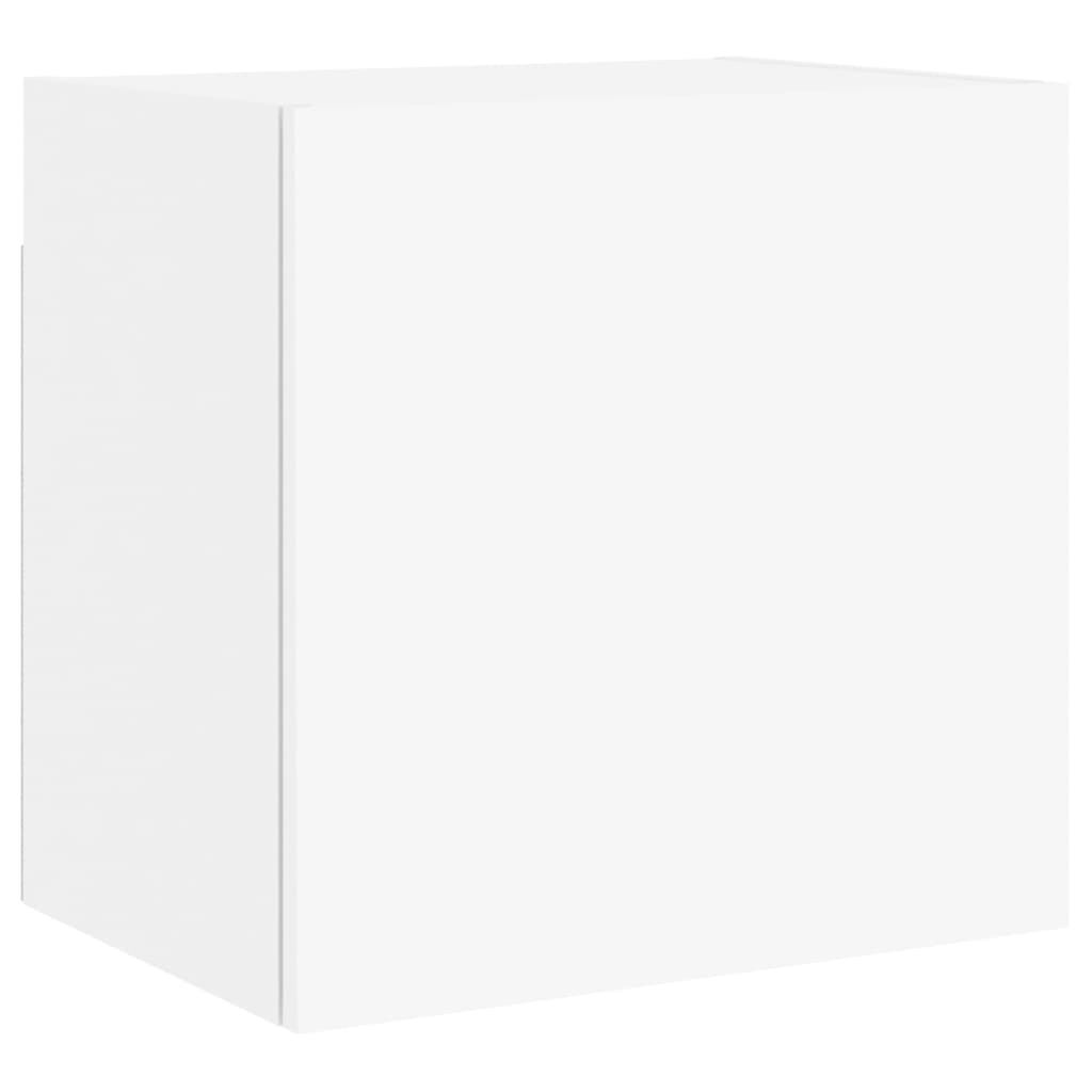 vidaXL Έπιπλο Τοίχου Τηλεόρασης Λευκό 40,5x30x40 εκ. από Επεξ. Ξύλο