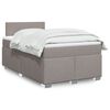 vidaXL &Kappa;&rho;&epsilon;&beta;ά&tau;&iota; Boxspring &mu;&epsilon; &Sigma;&tau;&rho;ώ&mu;&alpha; Taupe 120x200 &epsilon;&kappa;. &Upsilon;&phi;&alpha;&sigma;&mu;ά&tau;&iota;&nu;&omicron;