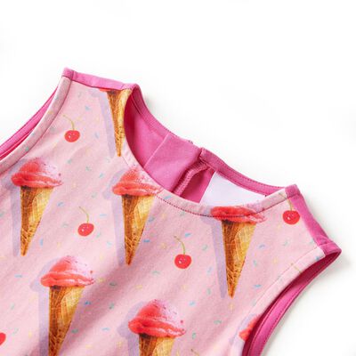 Φόρεμα Παιδικό Έντονο Ροζ 140