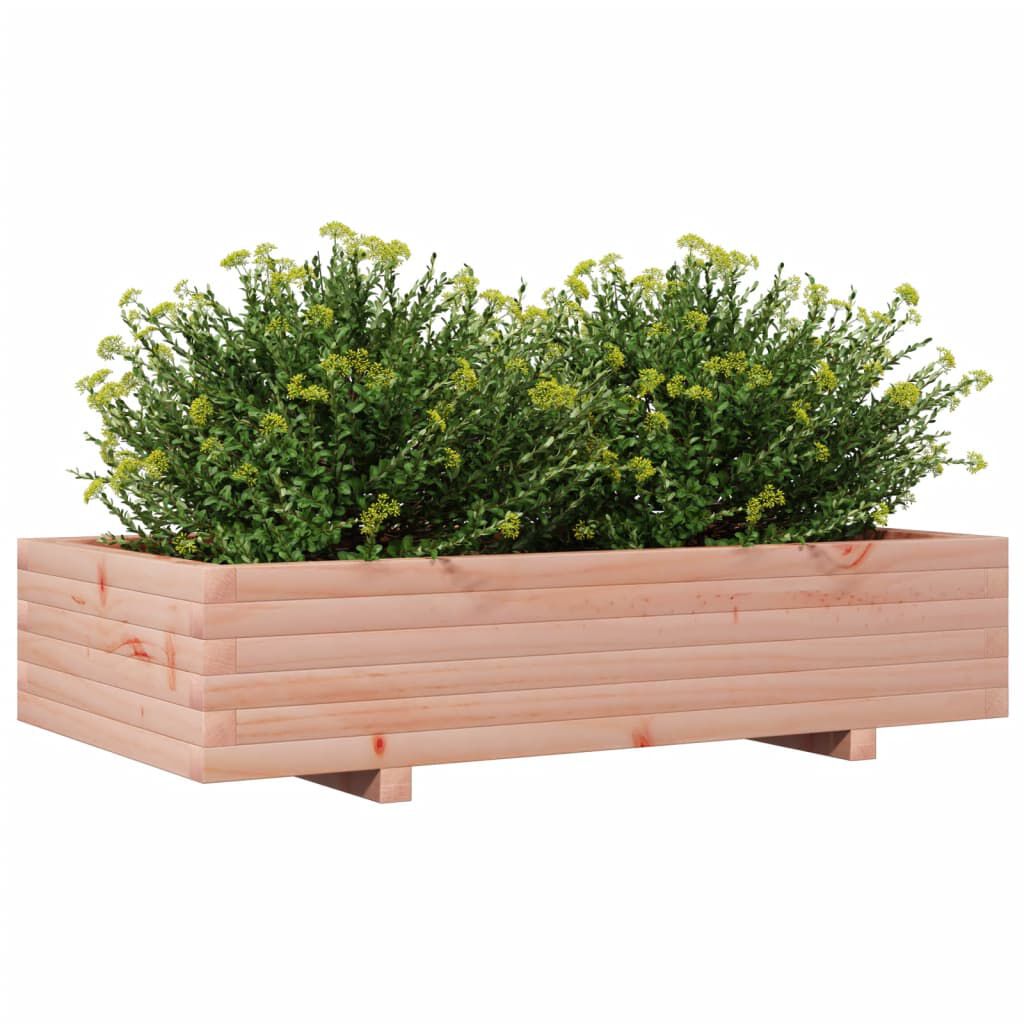 vidaXL Ζαρντινιέρα Κήπου 110x60x26,5 εκ. από Μασίφ Ξύλο Ψευδοτσούγκας