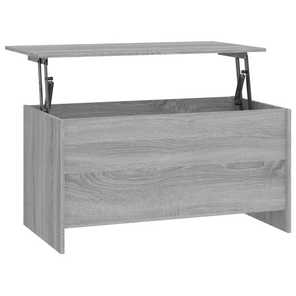 vidaXL Τραπεζάκι Σαλονιού Γκρι Sonoma 102x55,5x52,5 εκ. Επεξεργ. Ξύλο