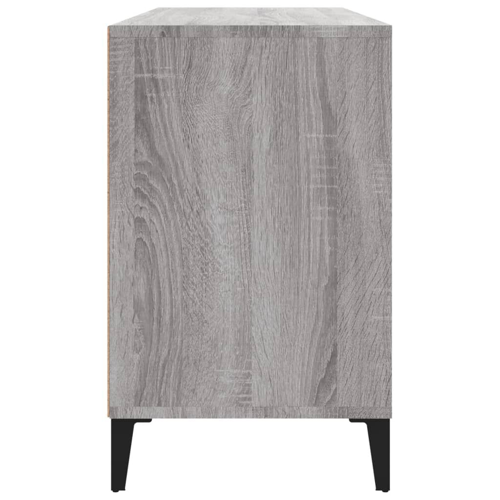 vidaXL Παπουτσοθήκη Γκρι Sonoma 102x36x60 εκ. από Επεξεργασμένο Ξύλο
