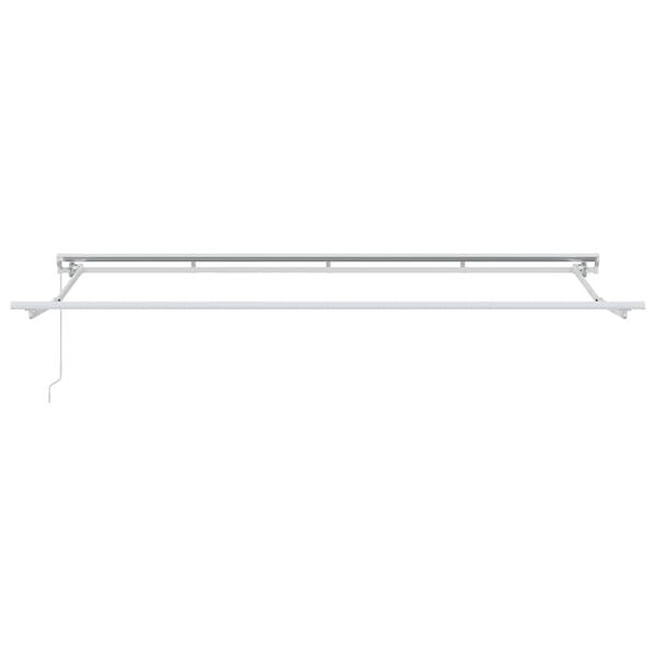 vidaXL Σκελετός Τέντας Λευκό 4 x 2 m Ατσάλι με Πούδρα