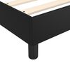 vidaXL Κρεβάτι Boxspring με Στρώμα Μαύρο 180x200εκ.από Συνθετικό Δέρμα