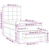 vidaXL &Kappa;&rho;&epsilon;&beta;ά&tau;&iota; Boxspring &mu;&epsilon; &Sigma;&tau;&rho;ώ&mu;&alpha; &Sigma;&kappa;&omicron;ύ&rho;&omicron; &Mu;&pi;&lambda;&epsilon; 80 x 200 &epsilon;&kappa;. &Beta;&epsilon;&lambda;&omicron;ύ&delta;&iota;&nu;&omicron;