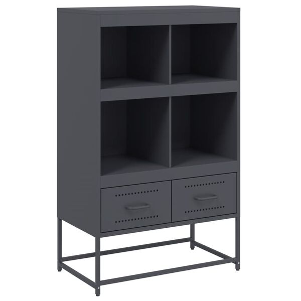 vidaXL Ντουλάπι Ανθρακί 68x39x111,5 εκ. από Χάλυβα