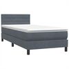 vidaXL Box Spring &Kappa;&rho;&epsilon;&beta;ά&tau;&iota; &mu;&epsilon; &sigma;&tau;&rho;ώ&mu;&alpha; &Sigma;&kappa;&omicron;ύ&rho;&omicron; &gamma;&kappa;&rho;&iota; 80x210 &epsilon;&kappa;. &Beta;&epsilon;&lambda;&omicron;ύ&delta;&iota;&nu;&omicron;