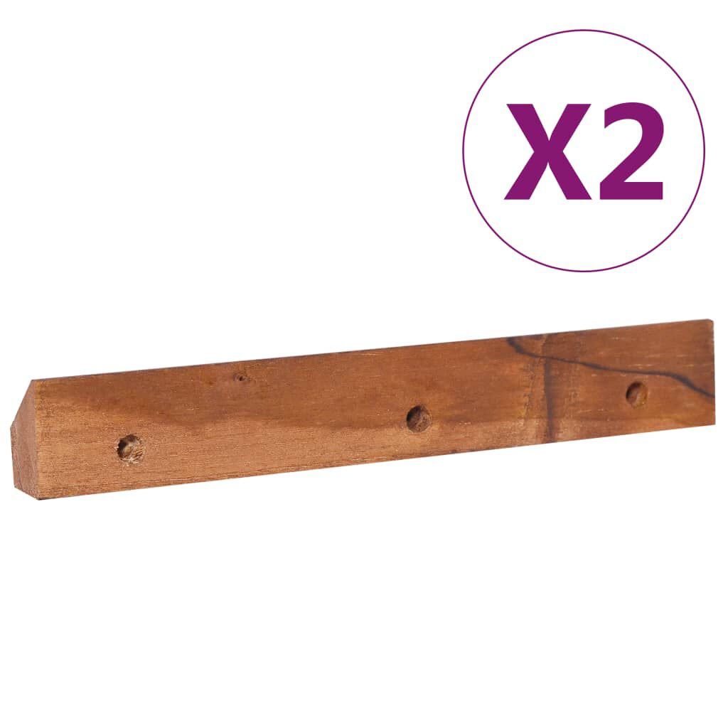vidaXL Έπιπλο Τηλεόρασης Επιτοίχιο 180 x 30 x 30 από Μασίφ Ξύλο Teak