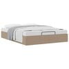 vidaXL Οθωμανικό κρεβάτι χωρίς στρώμα Cappucino 80x200 cm Faux Leather