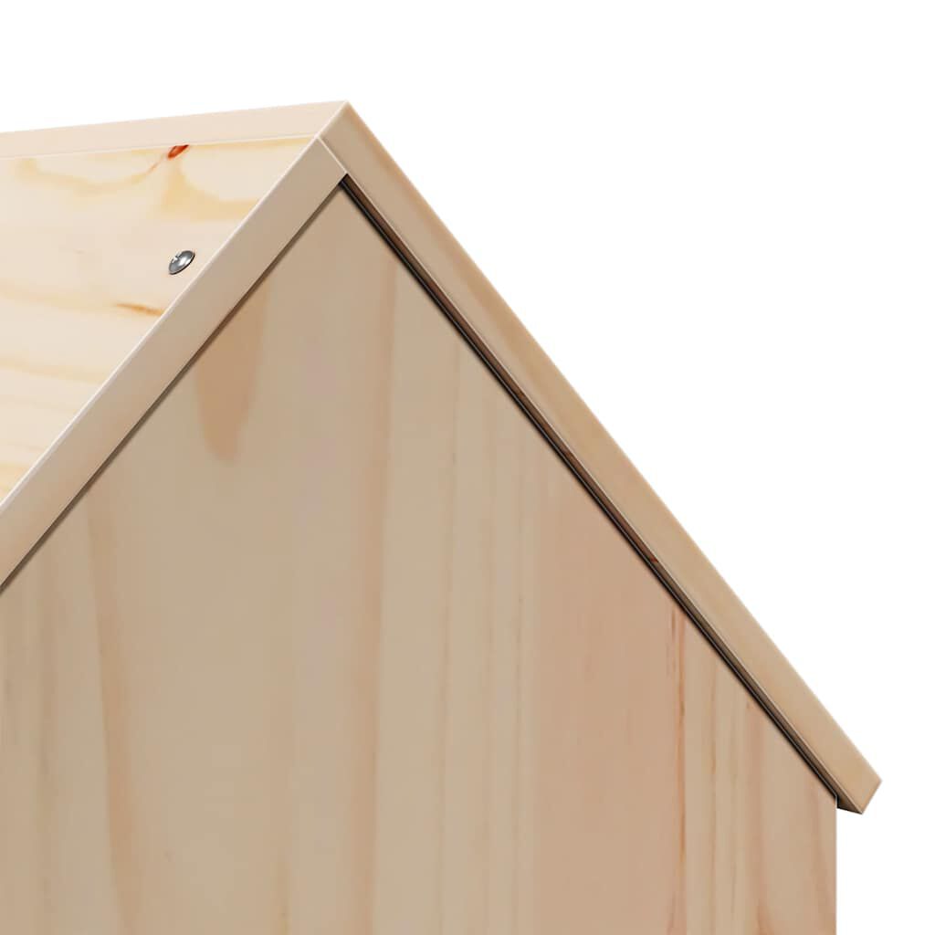 vidaXL Σπίτι για γάτες 41x50x50 cm από μασίφ ξύλο πεύκο
