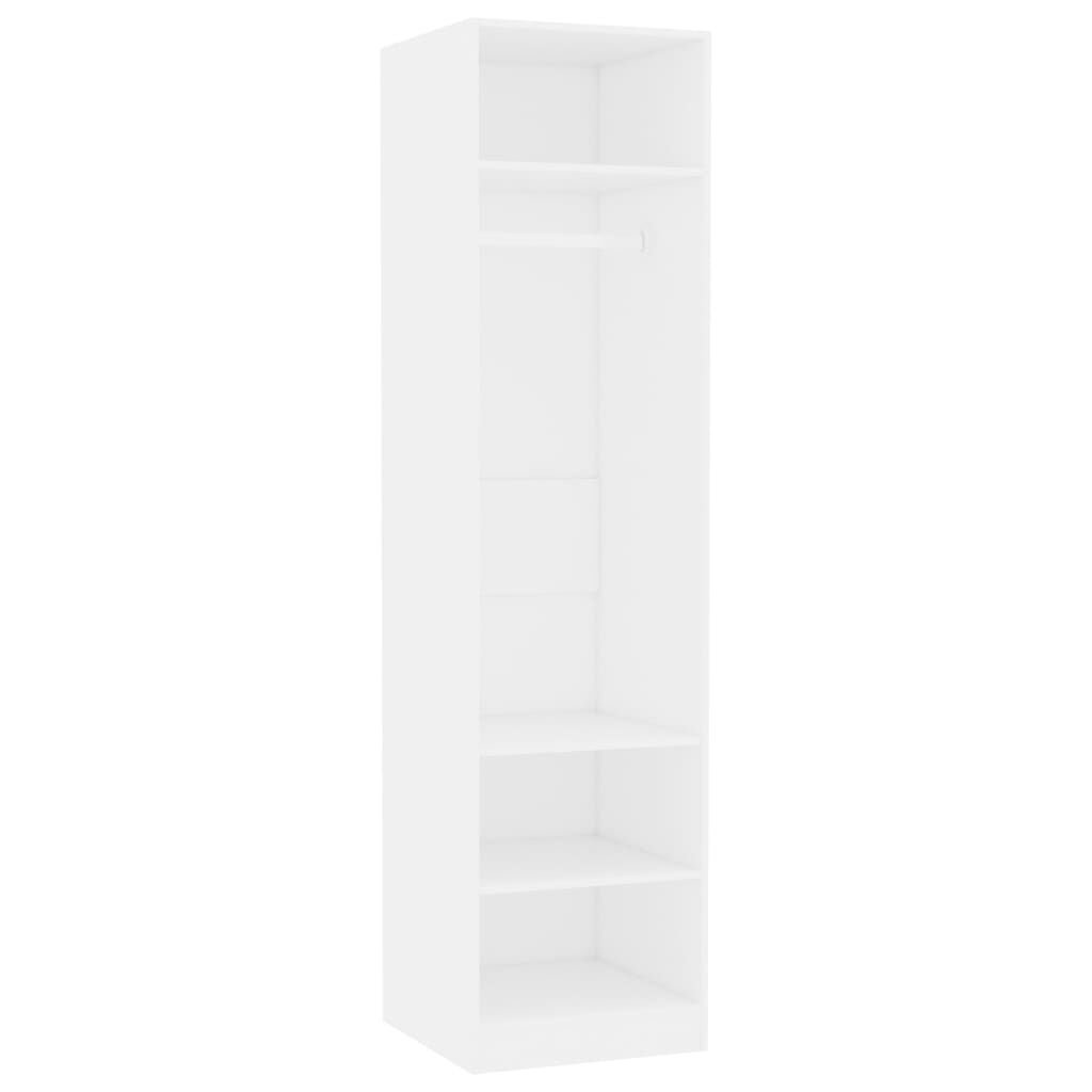vidaXL Ντουλάπα Λευκή 50 x 50 x 200 εκ. από Επεξ. Ξύλο