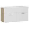 White_and_sonoma_oak