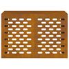vidaXL Κάλυμμα κλιματιστικού Σκ rusty 90 x 40 x 60 εκ