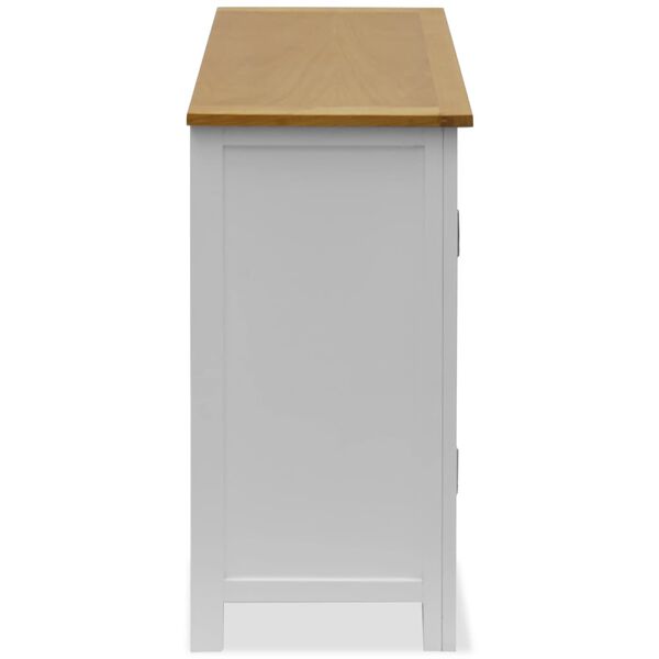 vidaXL Ντουλάπι 70 x 35 x 75 εκ. από Μασίφ Ξύλο Δρυός