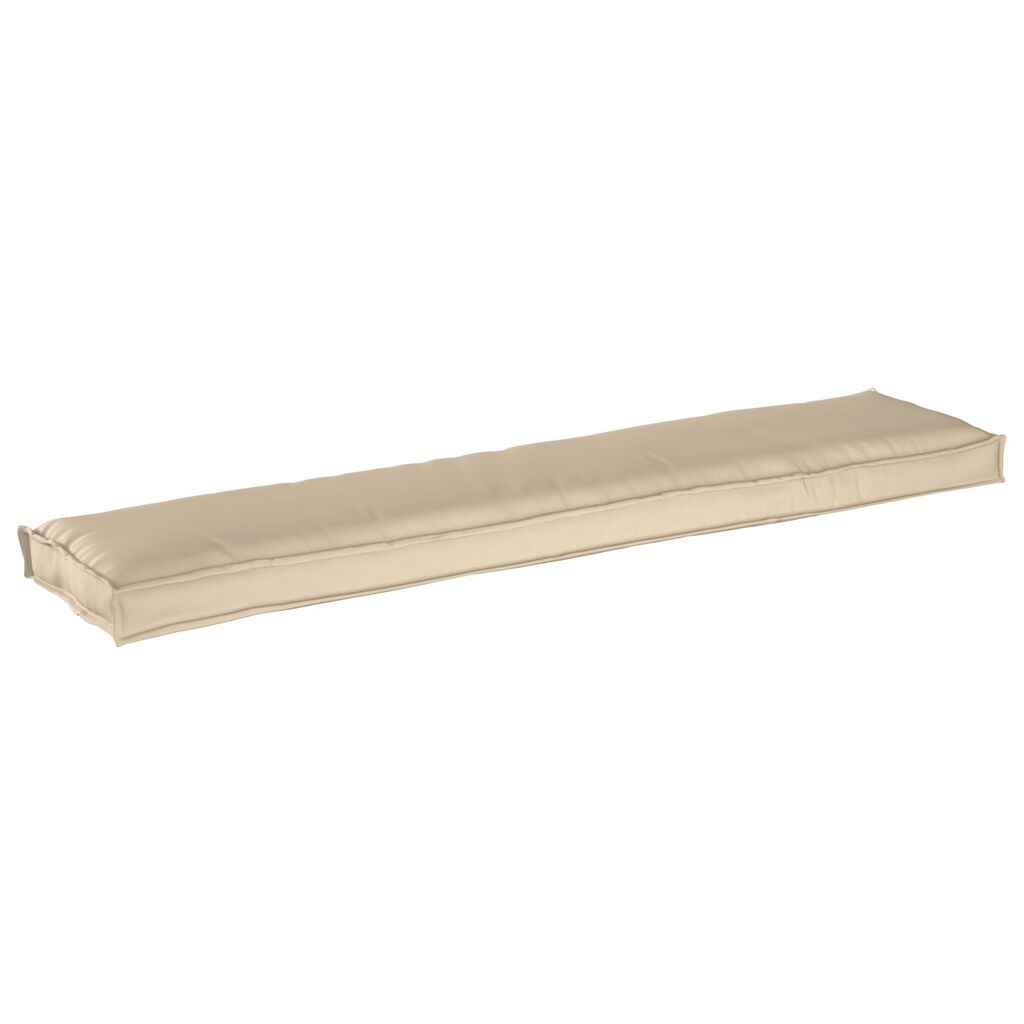 vidaXL Μαξιλάρι Παλέτας για Παγκάκι Μπεζ 180x40x8 εκ. ύφασμα Oxford
