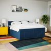 vidaXL &Kappa;&rho;&epsilon;&beta;ά&tau;&iota; Boxspring &mu;&epsilon; &Sigma;&tau;&rho;ώ&mu;&alpha; &Mu;&pi;&lambda;&epsilon; 200x200 &epsilon;&kappa;. &Upsilon;&phi;&alpha;&sigma;&mu;ά&tau;&iota;&nu;&omicron;