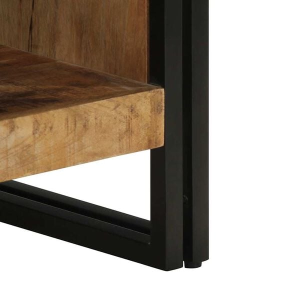 vidaXL Τραπεζάκι σαλονιού 50x50x38 cm Στερεό ακατέργαστο ξύλο Mango