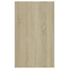 vidaXL Συρταριέρα με 3 Συρτάρια Sonoma Δρυς 120x41x75 εκ Επεξ. Ξύλο