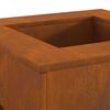 vidaXL Φωτιά Καφέ 60 x 60 x 30 cm Ατσάλι σκληρυθέν στον αέρα