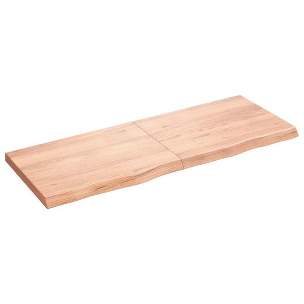 vidaXL Επιφ Τραπεζιού Αν Καφέ 160x60x(2-6)εκ. Επεξ. Μασίφ Ξύλο Δρυός