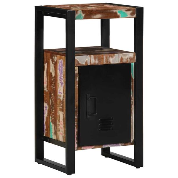 vidaXL Σετ Επίπλων Μπάνιου με συρτάρι 4 pcs Στερεό Ανακτηθέν Ξύλο