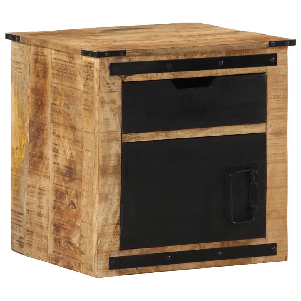 vidaXL Κομοδίνο 45x40x45 εκ. από Μασίφ Ξύλο Μάνγκο