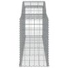 vidaXL Συρματοκιβώτια Τοξωτά 7 τεμ. 300x50x80/100 εκ. Γαλβαν. Ατσάλι