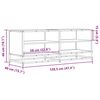 vidaXL Έπιπλο Τηλεόρασης Sonoma Δρυς 120,5x40x46 εκ. Επεξ. Ξύλο