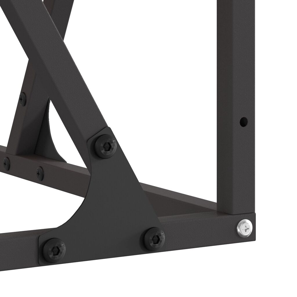 vidaXL Τζάκι Τετράγωνο 80x80x40 εκ Στιβαρό Ατσάλι