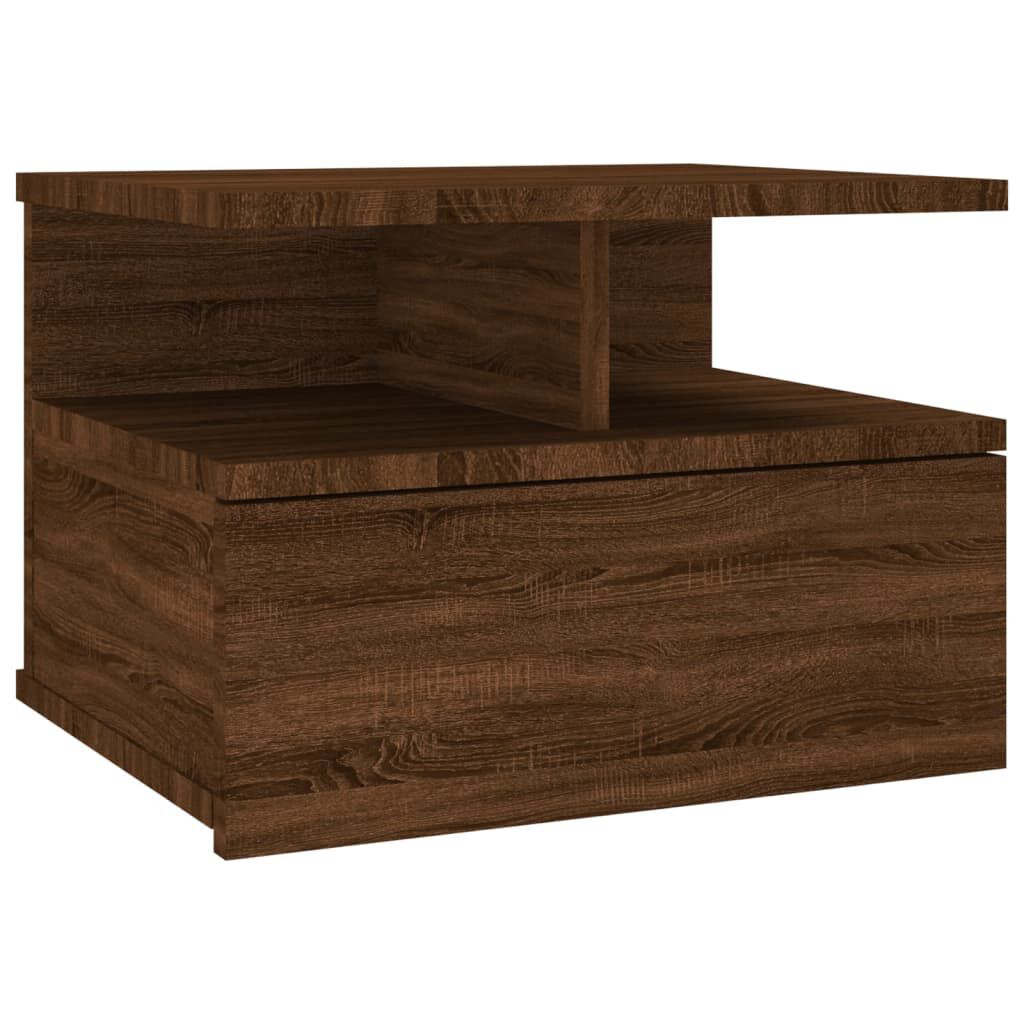 vidaXL Κομοδίνα Κρεμαστά Καφέ Δρυς 40x31x27 εκ. Επεξεργ. Ξύλο