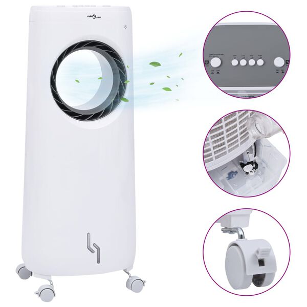 vidaXL Air Cooler Φορητό 2 σε 1 80 W